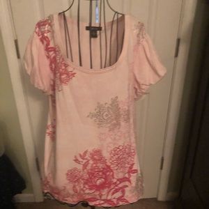 Casual pink with ruffle sleeve